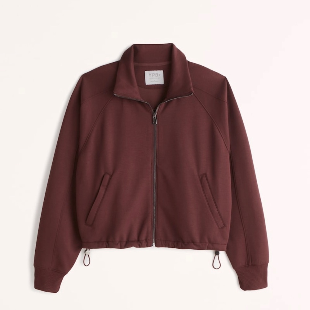 NWT Abercrombie and Fitch YPB nepKNIT Clinched Full Zip, Large